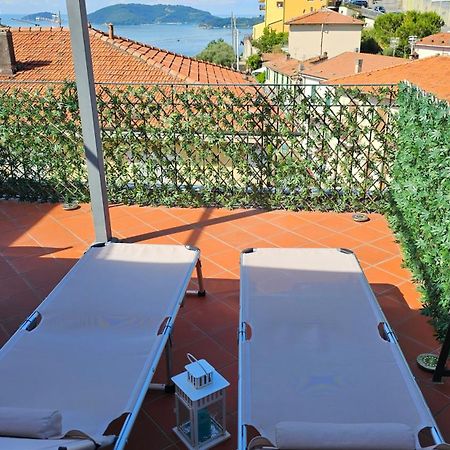 La Terrazza Sul Golfo Dei Poeti Con Vista Mare Lägenhet Pitelli Exteriör bild