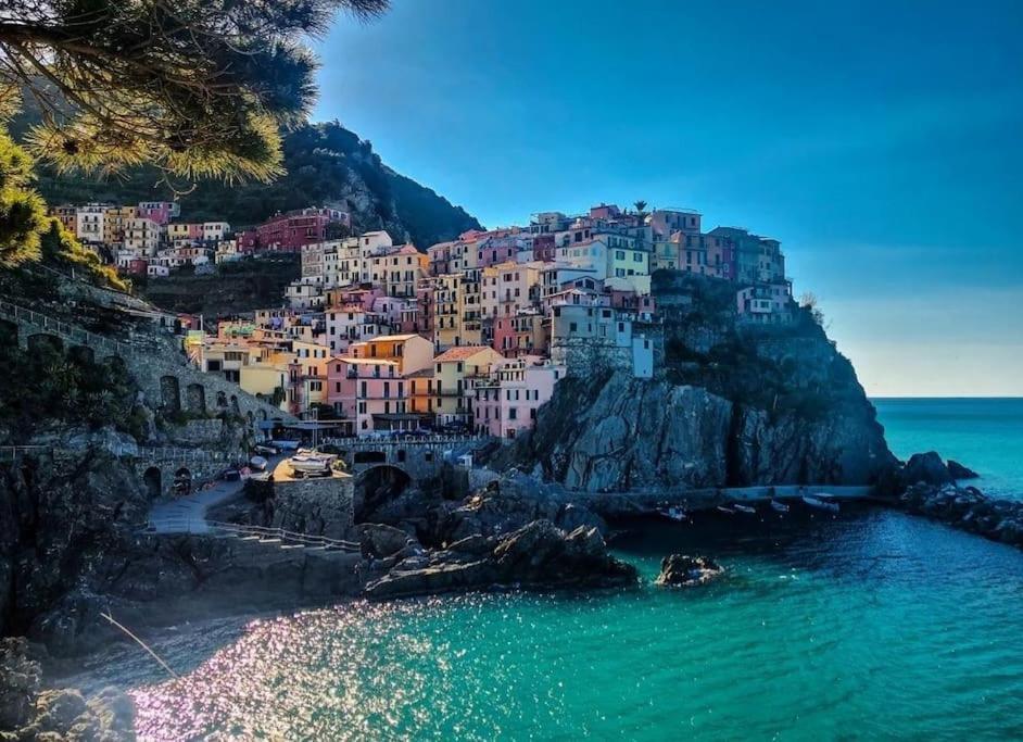 La Terrazza Sul Golfo Dei Poeti Con Vista Mare Lägenhet Pitelli Exteriör bild
